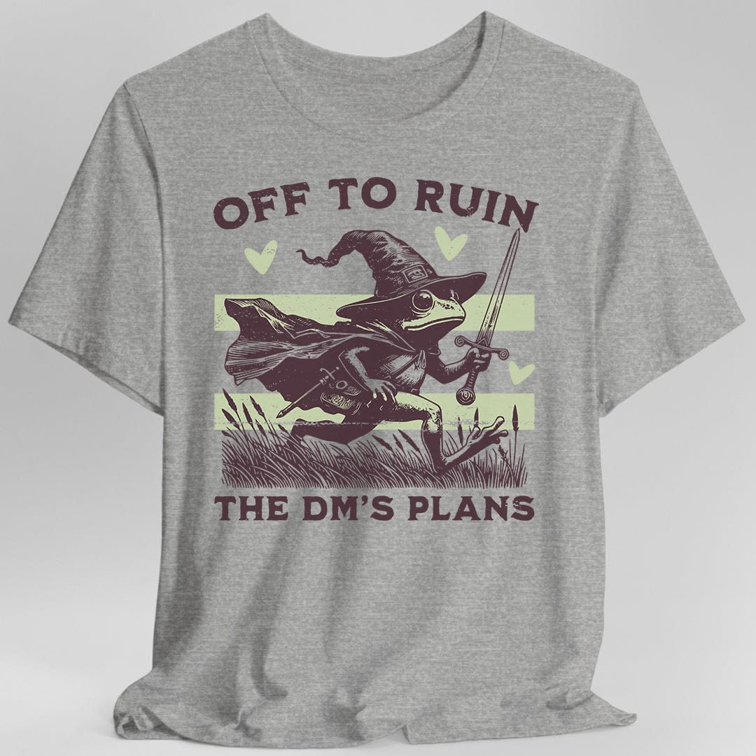 Froggy Off To Ruin The DM’s Plans T-Shirt - Image 4