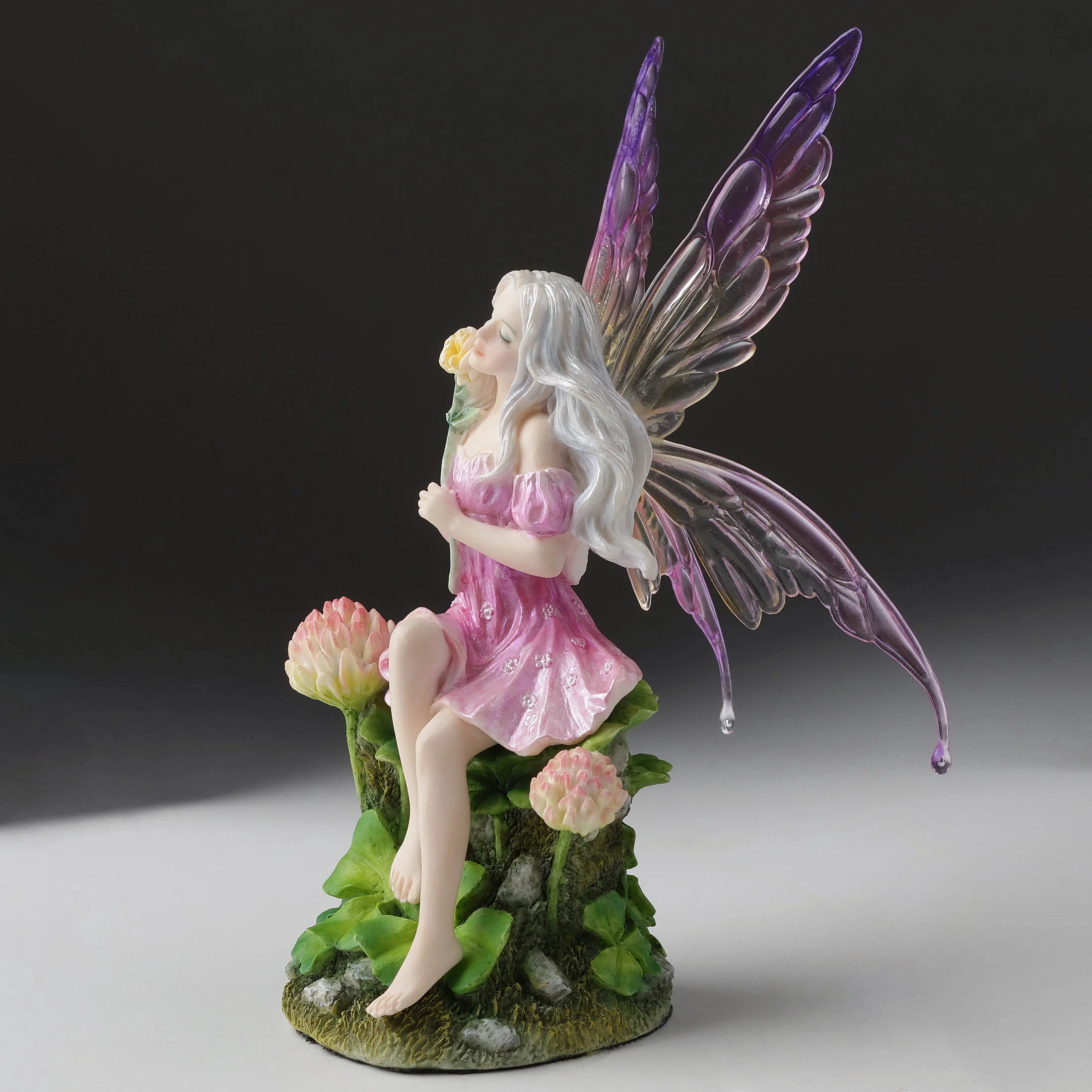Pink Fairy & the Clovers Figurine - Image 3