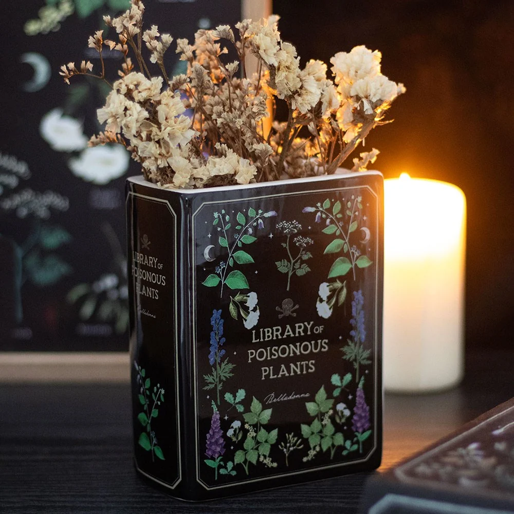 Poisonous Plants Book-Shaped Vase - Image 3