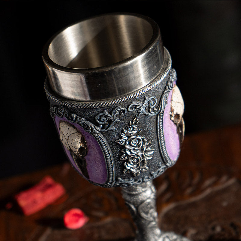 Raven Skull Goblet - Image 3