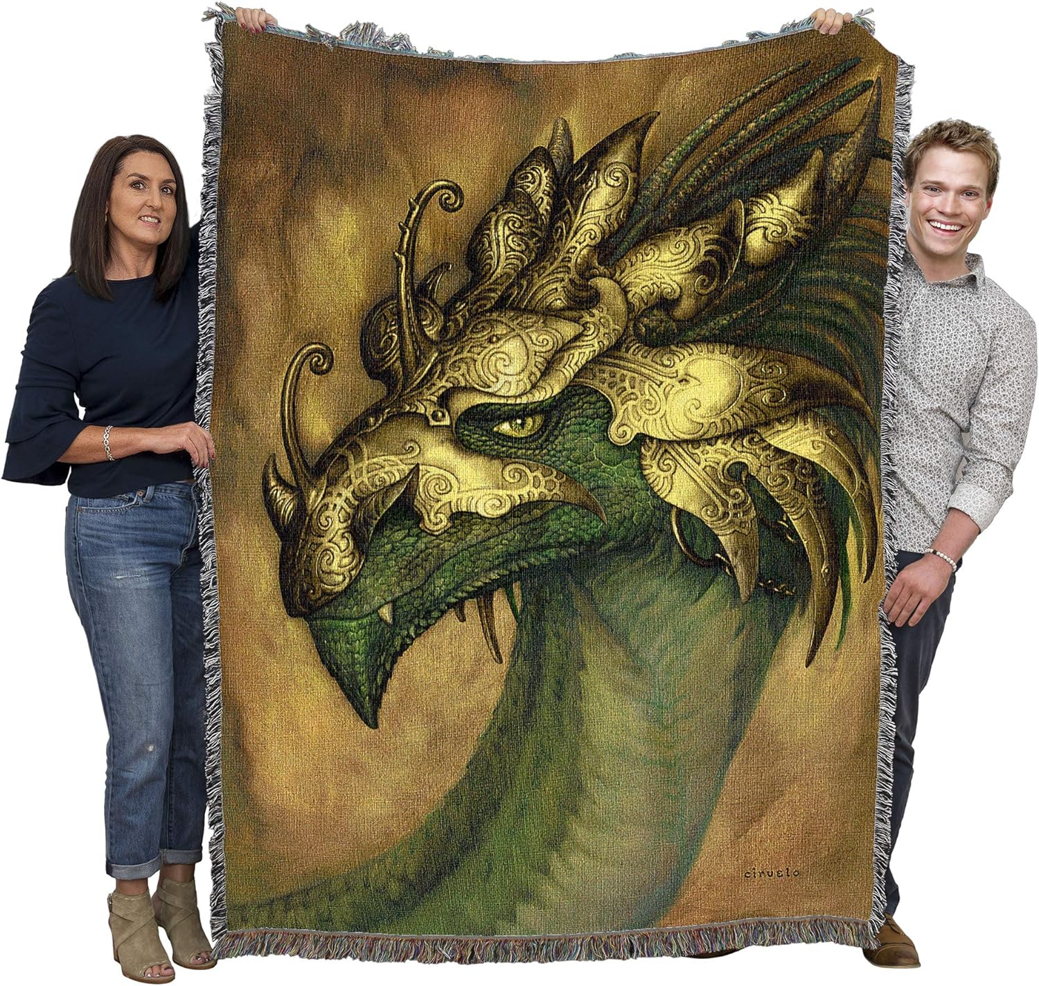 Rey Vultan Dragon Tapestry Blanket by Ciruelo - Image 2