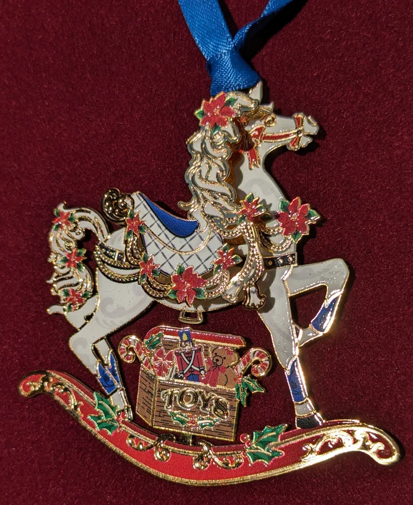 Rocking Horse Brass Ornament - Image 4