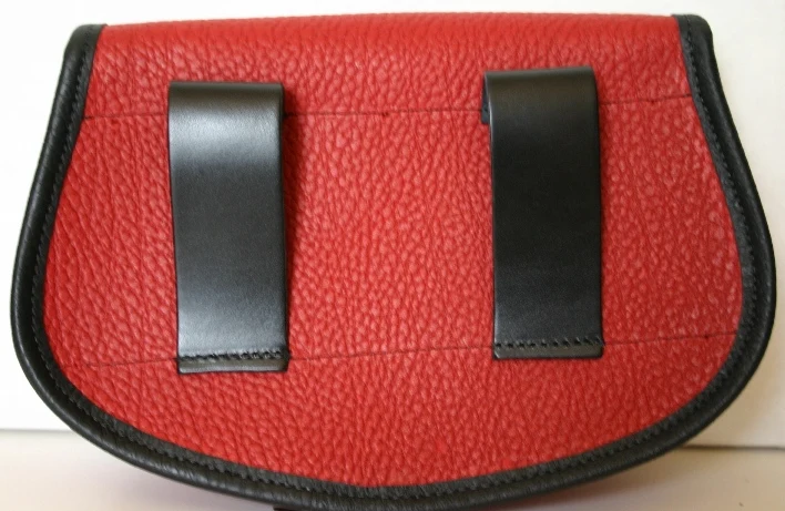 Rose Leather Belt Pouch (Wide) - Image 2