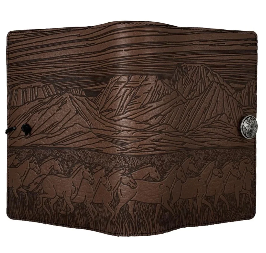 Running Horses Leather Journal - Image 2