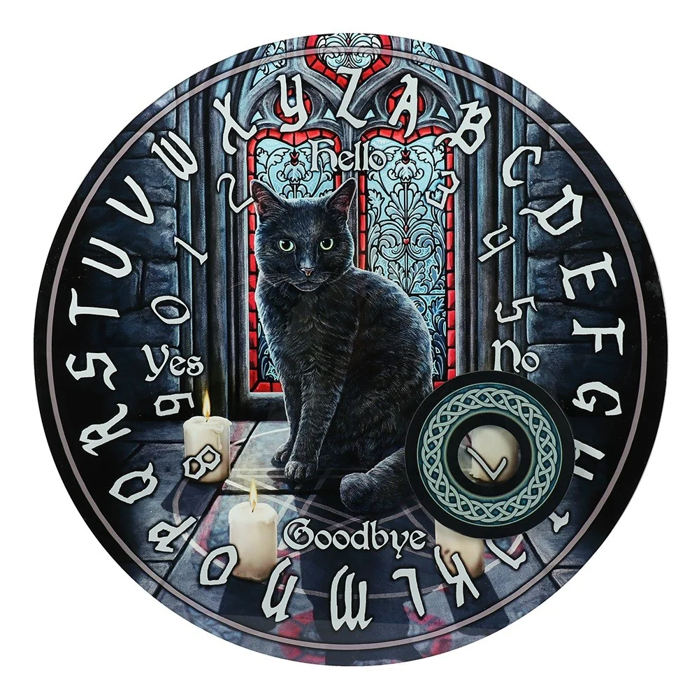 Sacred Circle Glass Spirit Board Table - Image 2