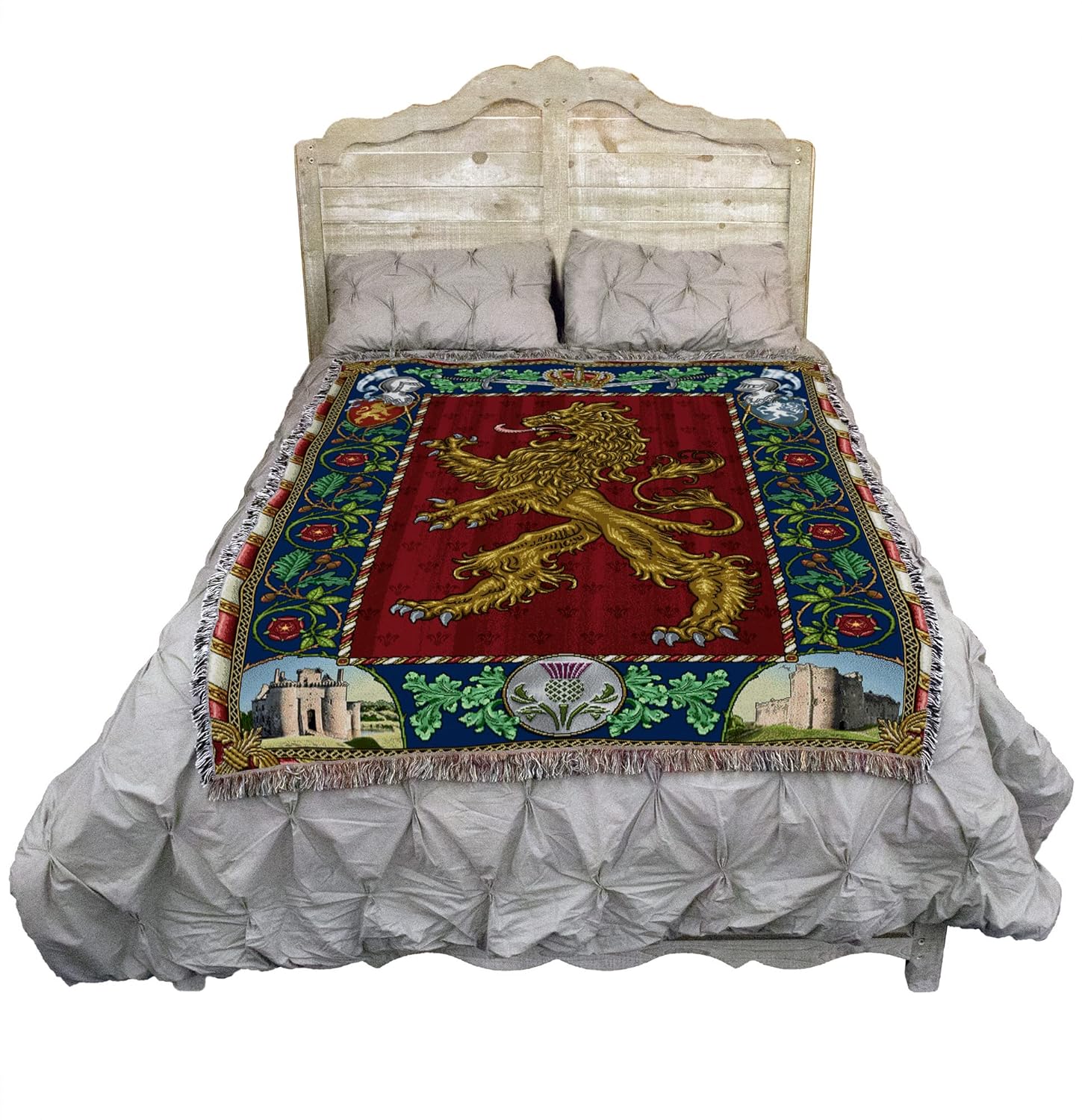 Scottish Lion Tapestry Blanket - Image 3