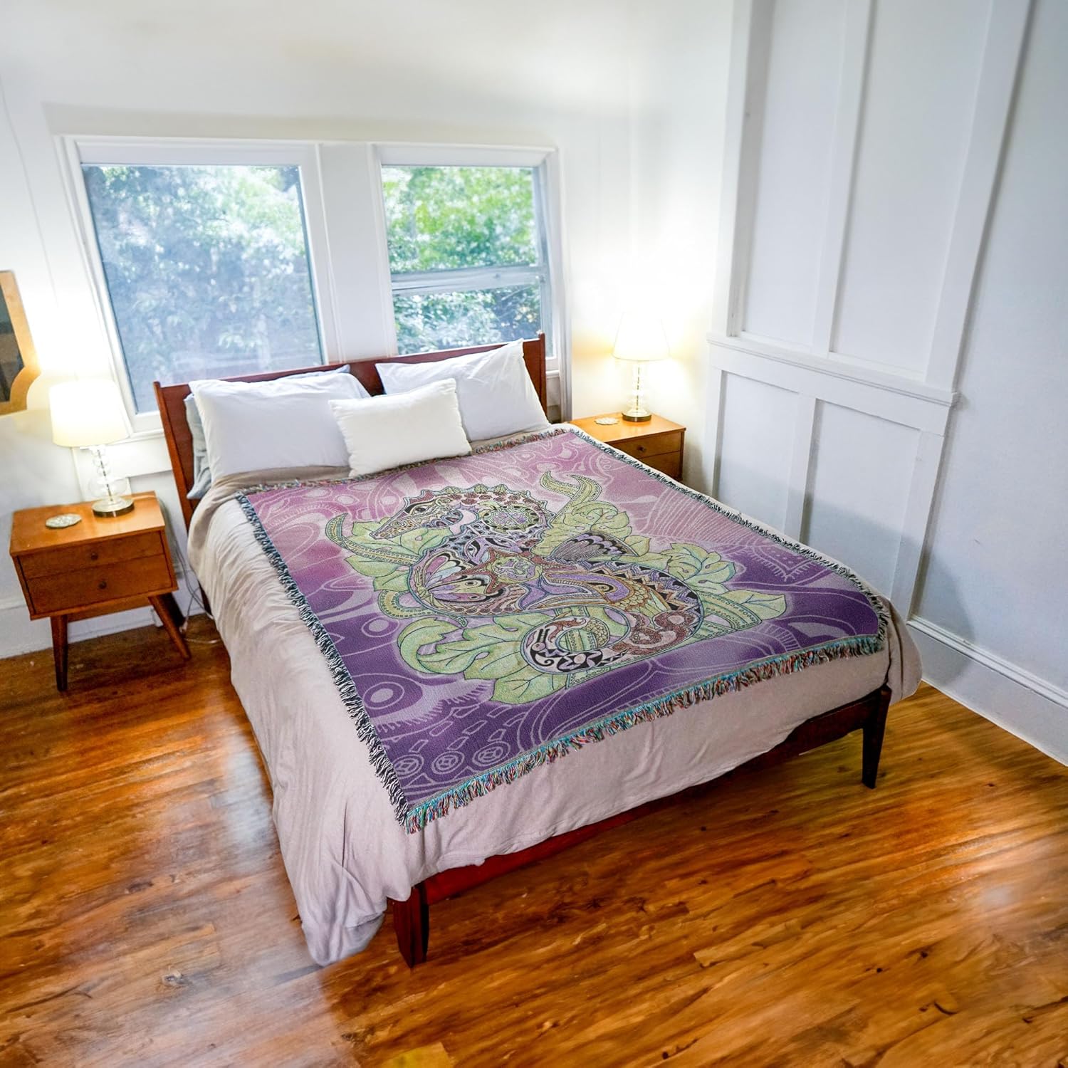 Seahorse Animal Spirits Tapestry Blanket - Image 3