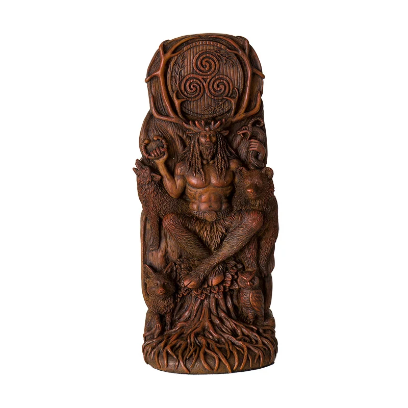 Seated Cernunnos Figurine