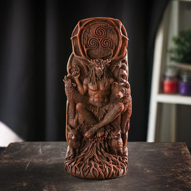Seated Cernunnos Figurine - Image 5