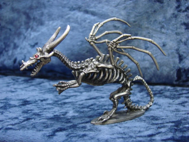 Skeletal Dragon Figurine - Image 2