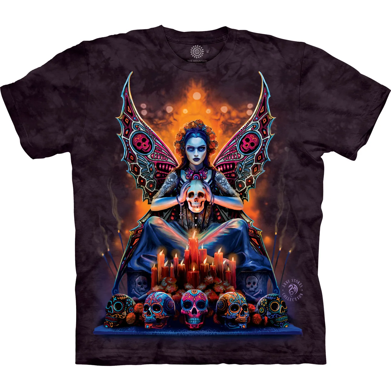 Skull Fairy T-Shirt by Anne Stokes