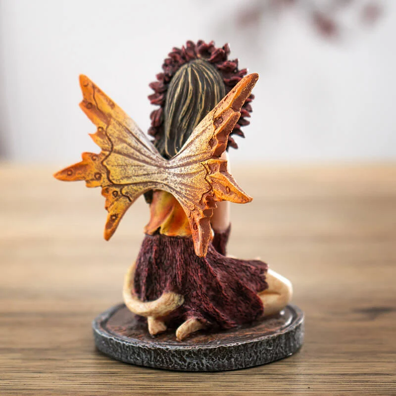 Small Crystal Ball Lion Fairy Figurine - Image 2