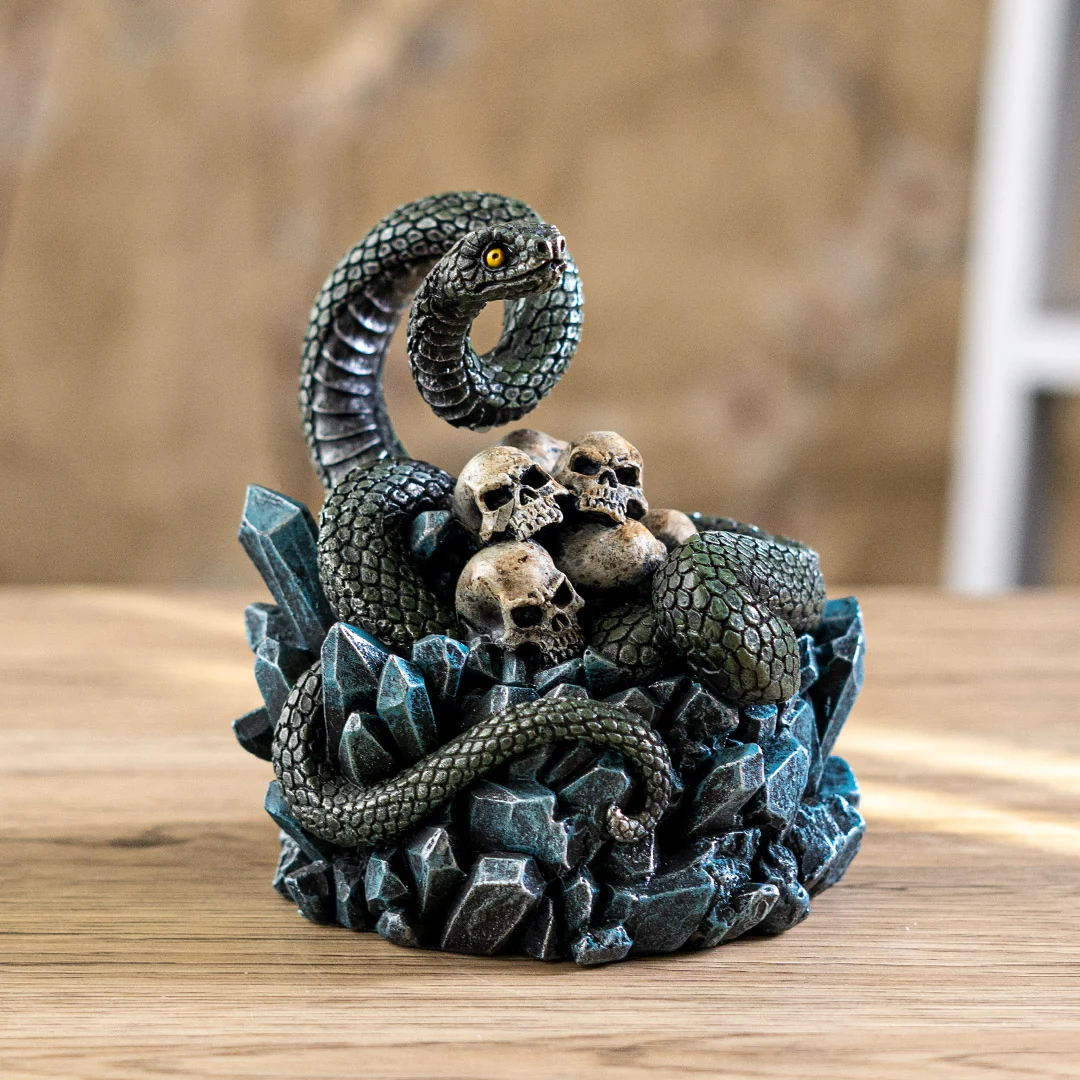 Snake Skull Mount Trinket Box - Image 5