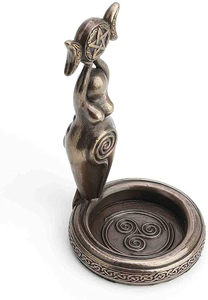 Spiral Goddess Tealight Candle Holder - Image 3
