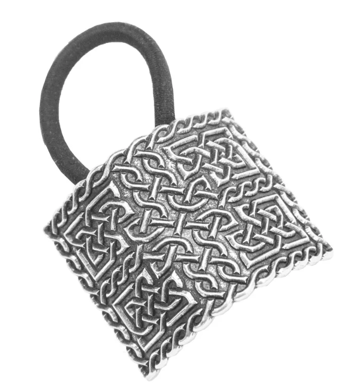 Square Celtic Ponytail Holder
