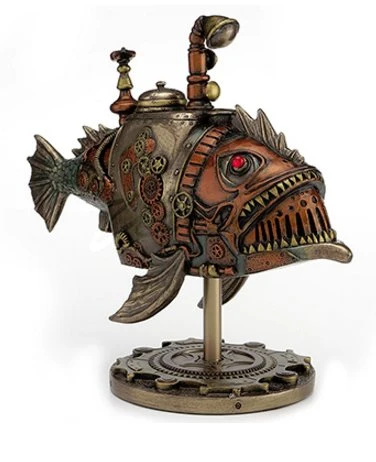 Steampunk Submarine Melanocetus-Unus Figurine - Image 2