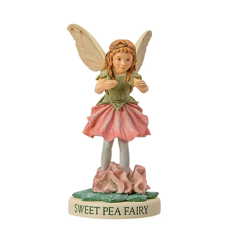 Sweet Pea Flower Fairy Figurine