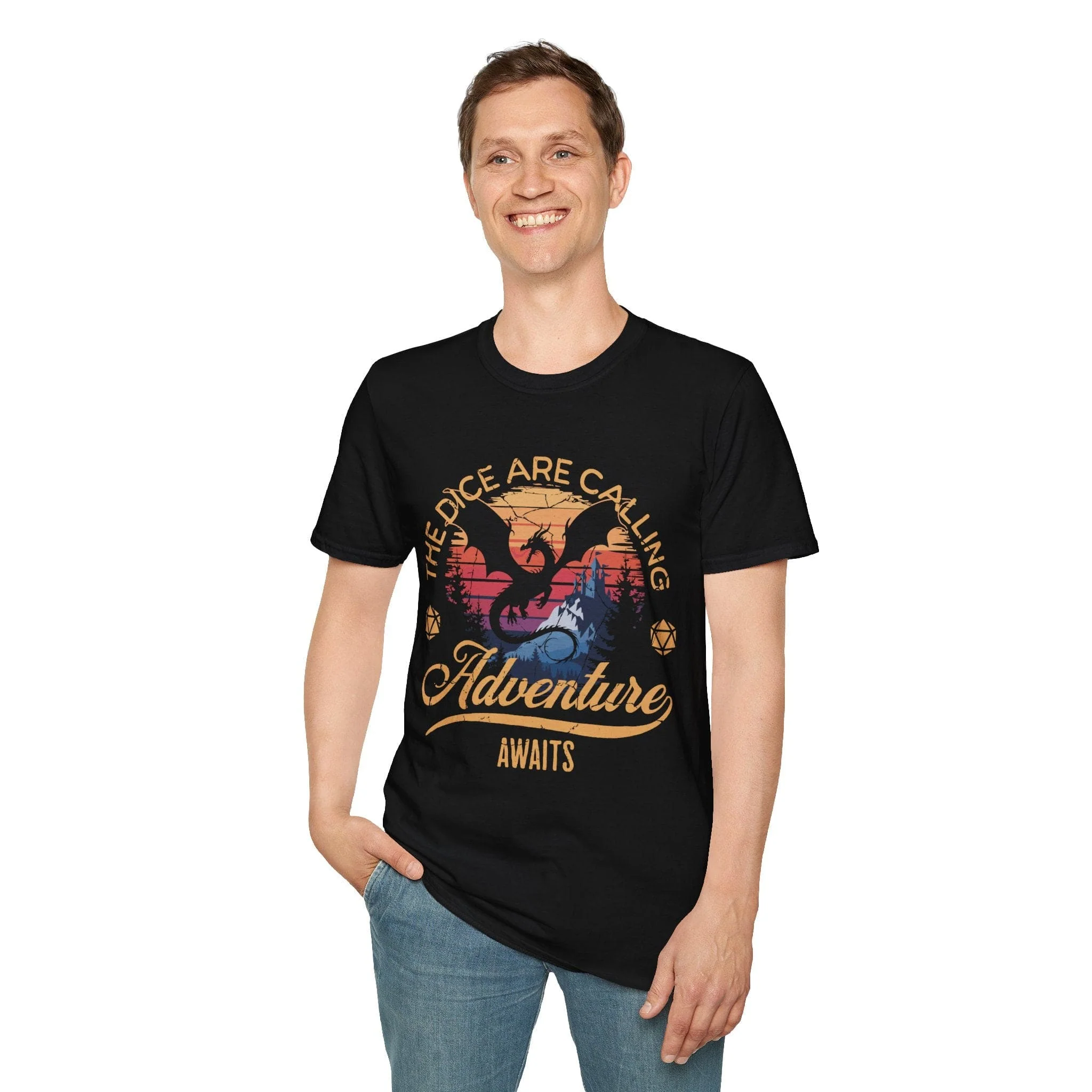 The Dice Are Calling D&D Shirt - Image 3