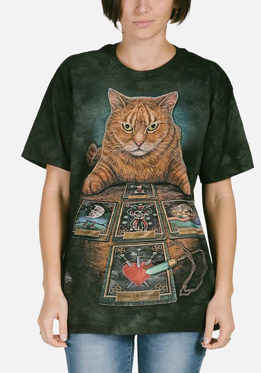 The Reader Cat T-Shirt by Lisa Parker - Image 2