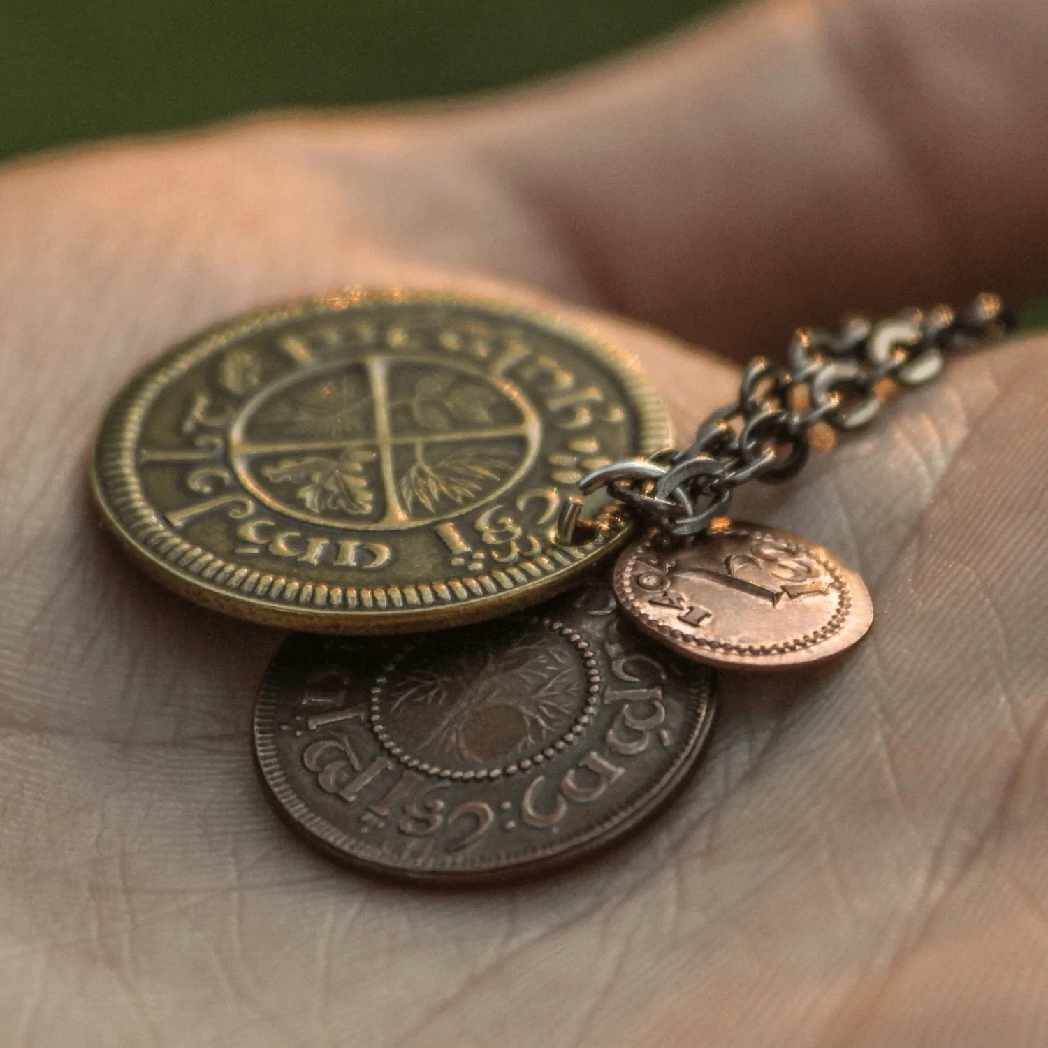 The Shire Layered Coin Necklace - Image 2