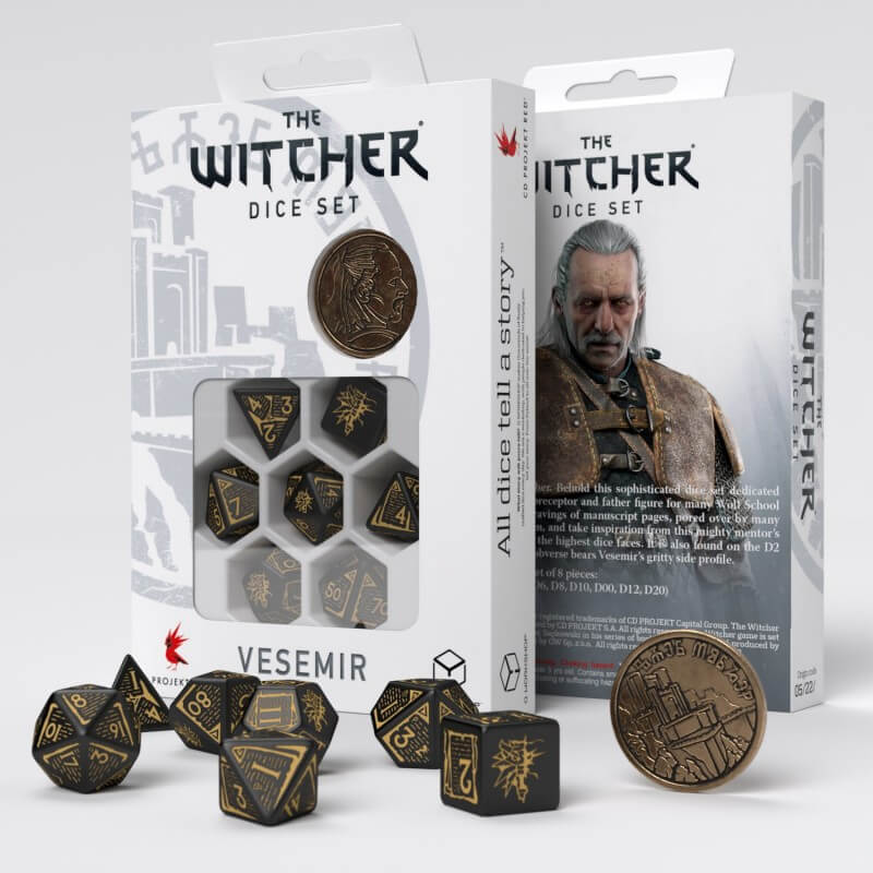 The Witcher - Vesemir Dice Set - Image 4