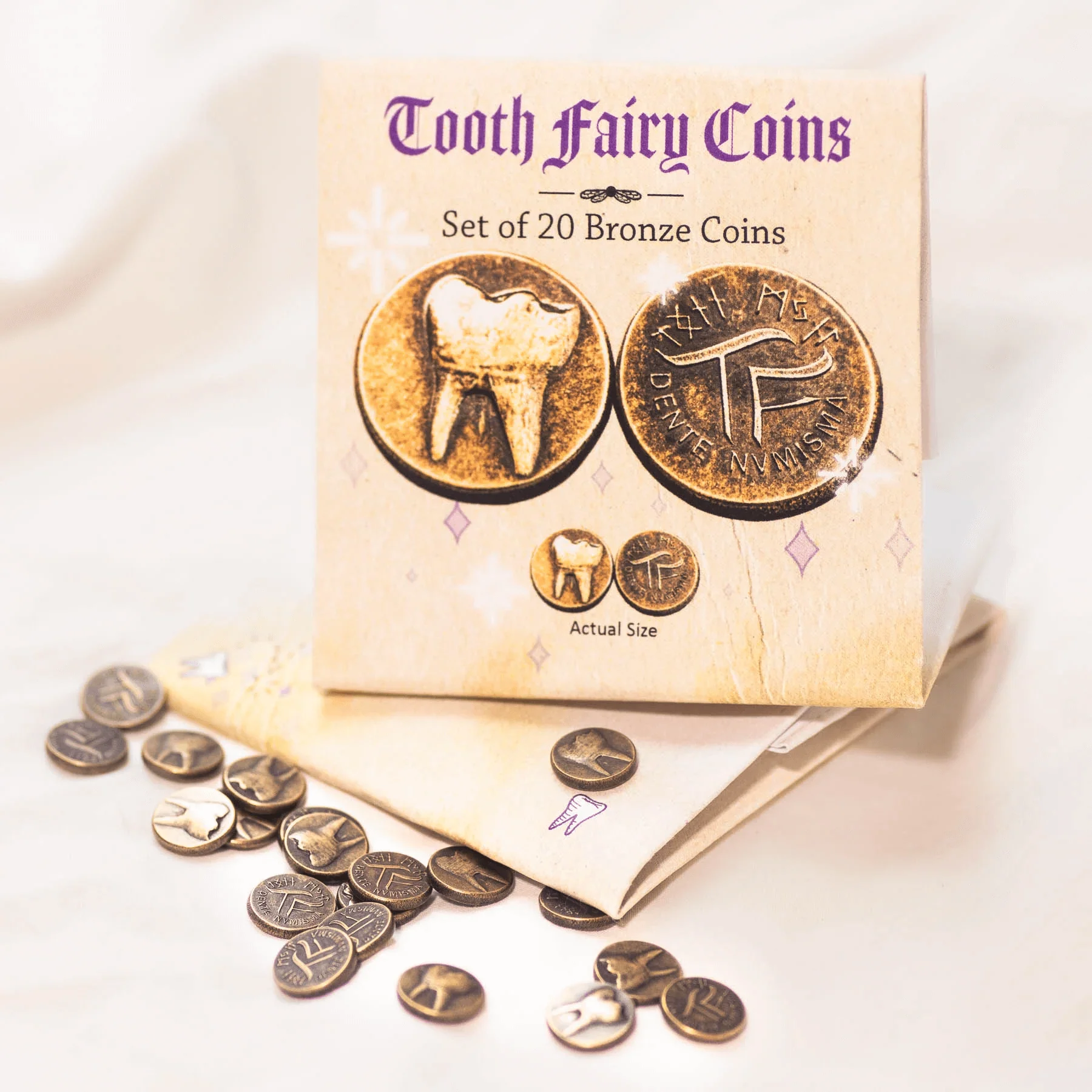Tooth Fairy Bronze Coins Set