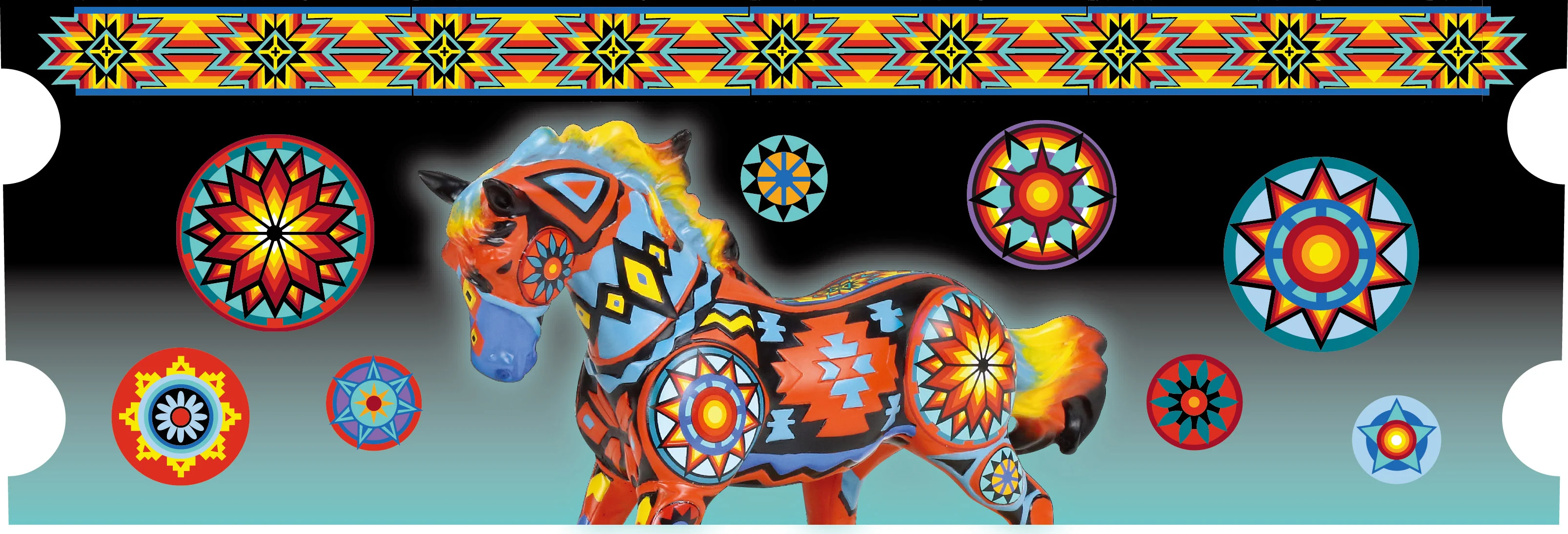 Trail of Painted Ponies - The Eye Dazzler Mug - Image 6