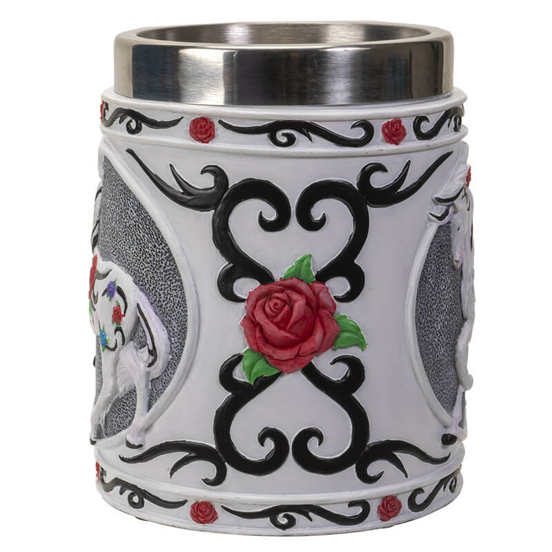 Trail of Painted Ponies - Tribal Rose Tankard - Image 3