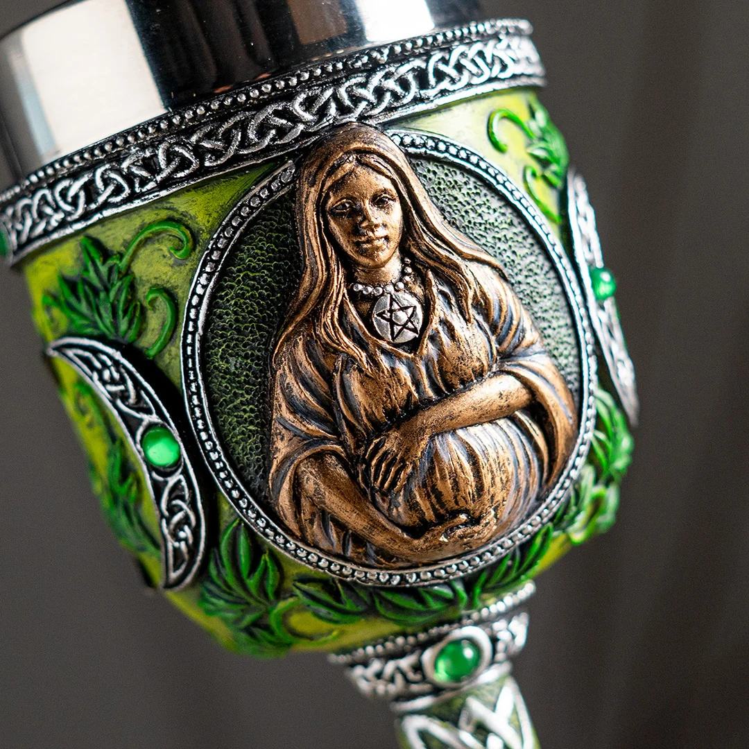 Triple Goddess Mother Goblet - Image 4