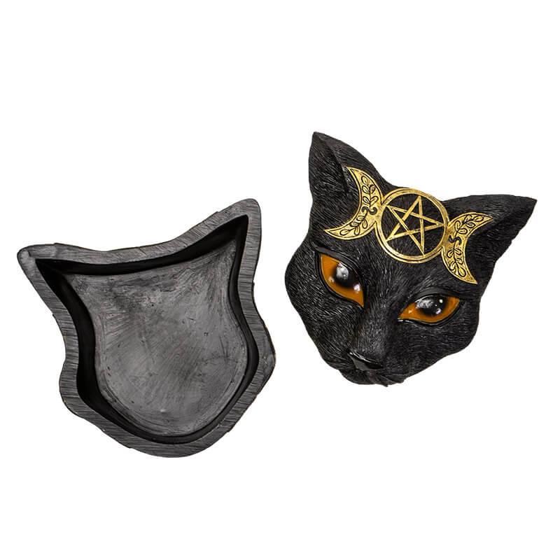 Triple Moon Cat Trinket Box - Image 2