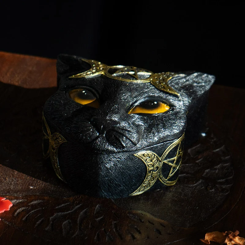 Triple Moon Cat Trinket Box - Image 5