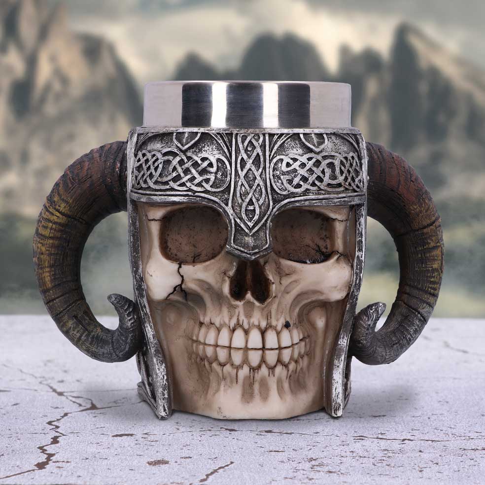 Viking Skull Tankard - Image 2