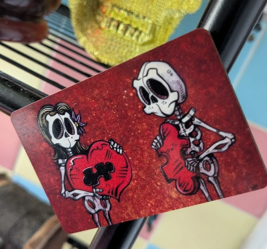 We Just Fit Skeletons Magnet by David Lozeau - Image 2